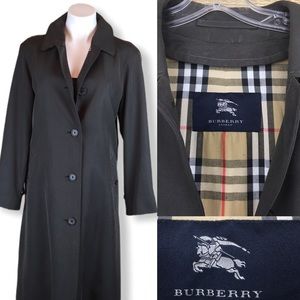 BURBERRY Gray Single Breasted Trench Coat